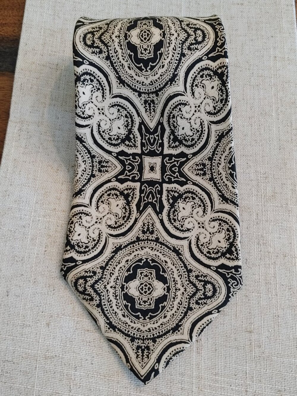 Vintage Ducale Milano Italian Silk Tie